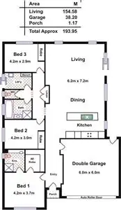 Floorplan of Homely house listing, 8 Alexios Court, Munno Para West SA