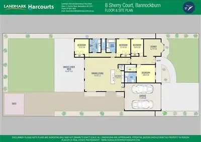Floorplan of Homely house listing, 8 Sherry Court, Bannockburn VIC 3331