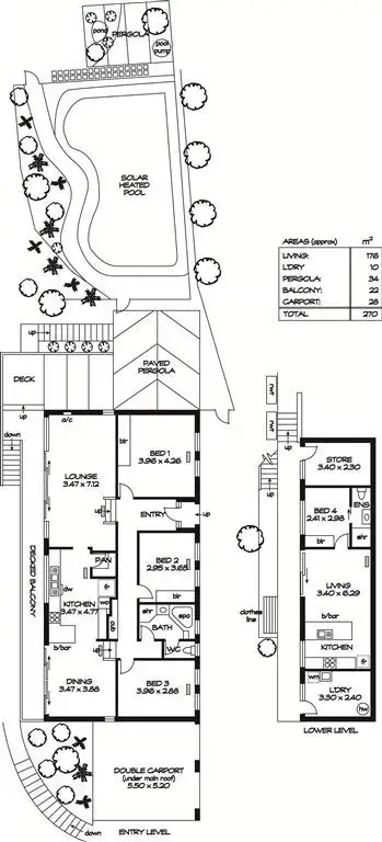 Floorplan of Homely house listing, 57 Gleneagles Road, Mount Osmond SA 5064