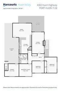 Floorplan of Homely house listing, 4302 Huon Highway, Port Huon TAS 7116
