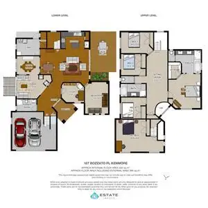 Floorplan of Homely house listing, 107 Bozzato Place, Kenmore QLD 4069