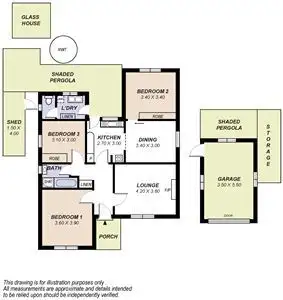 Floorplan of Homely house listing, 39 Waterhouse Road, South Plympton SA 5038