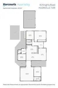 Floorplan of Homely house listing, 45 Knights Road, Huonville TAS 7109
