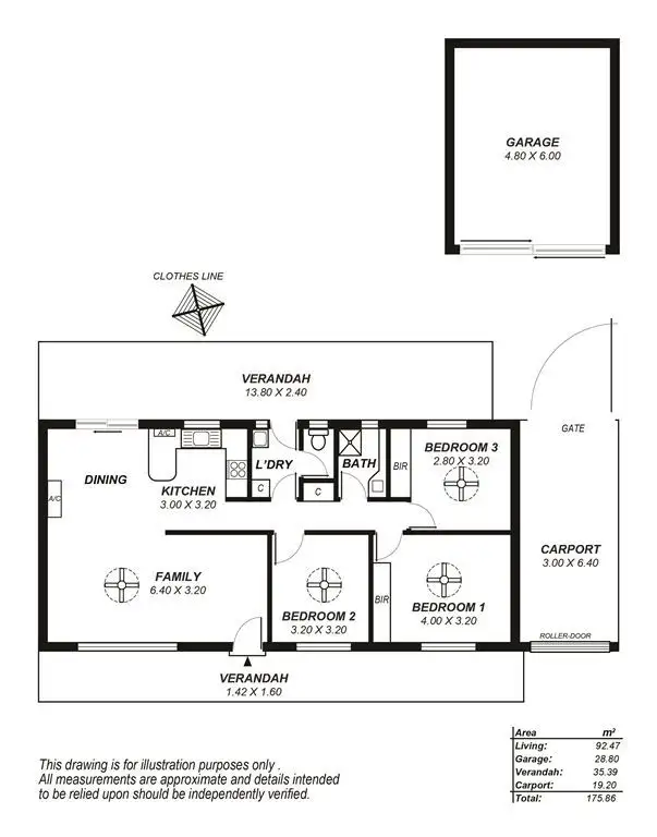 Floorplan of Homely house listing, 28 Langley Road, Mccracken SA 5211