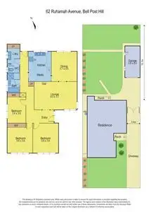 Floorplan of Homely house listing, 62 Ruhamah Avenue, Bell Post Hill VIC 3215