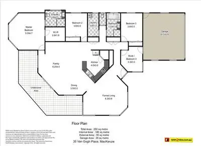 Floorplan of Homely house listing, 35 Van Gogh Place, Mackenzie QLD 4156