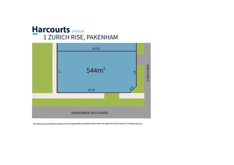 Floorplan of Homely land listing, 1 Zurich Rise, Pakenham VIC 3810