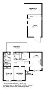 Floorplan of Homely house listing, 24 Maxwell Road, Manningham SA 5086