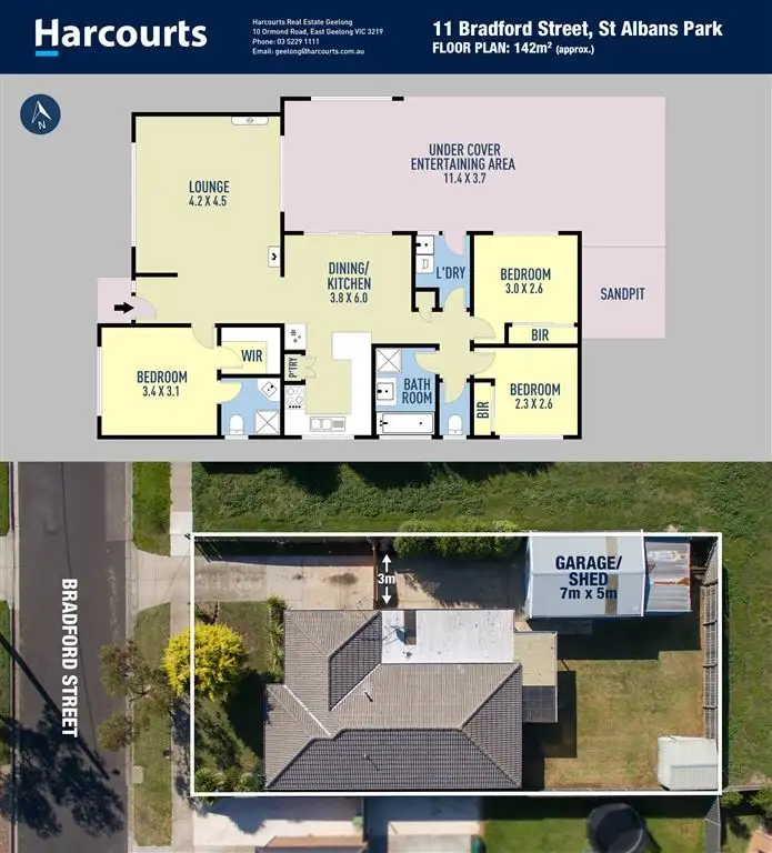 Floorplan of Homely house listing, 11 Bradford Street, St Albans Park VIC 3219