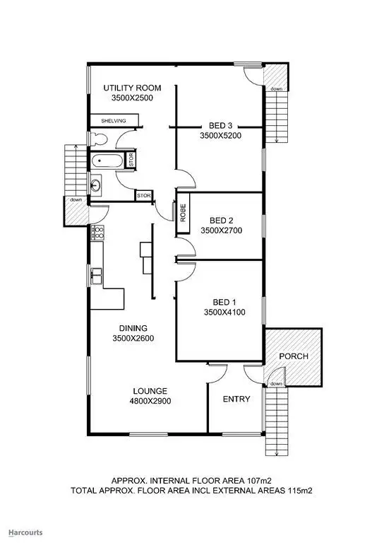 Floorplan of Homely house listing, 60 University Road, Mitchelton QLD 4053