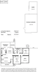 Floorplan of Homely house listing, 62 Moffett Street, Woodside SA 5244