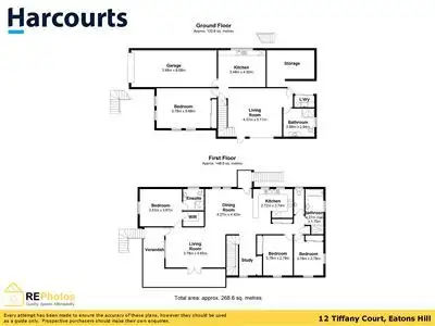 Floorplan of Homely house listing, 12 Tiffany Court, Eatons Hill QLD 4037