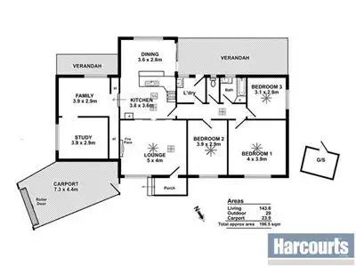 Floorplan of Homely house listing, 18 Hope Street, Dover Gardens SA 5048