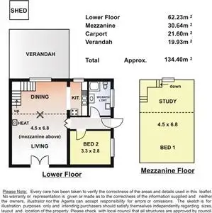 Floorplan of Homely house listing, 19A Wigzell Street, Littlehampton SA 5250