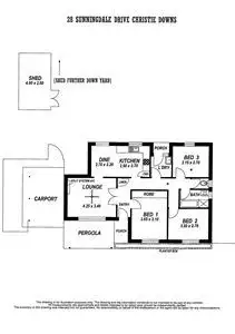 Floorplan of Homely house listing, 28 Sunningdale Drive, Christie Downs SA 5164