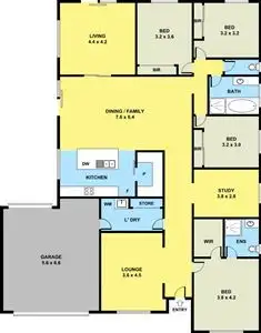 Floorplan of Homely house listing, 85 Cravens Road, Mernda VIC 3754