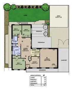 Floorplan of Homely house listing, 17 Julia Crescent, Woodcroft SA 5162