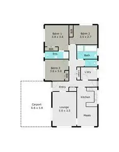 Floorplan of Homely house listing, 187 Humffray Street North, Ballarat East VIC 3350