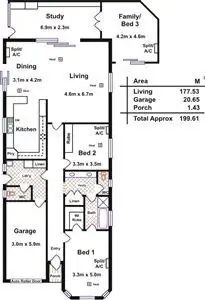 Floorplan of Homely house listing, 35A First Street, Gawler South SA 5118
