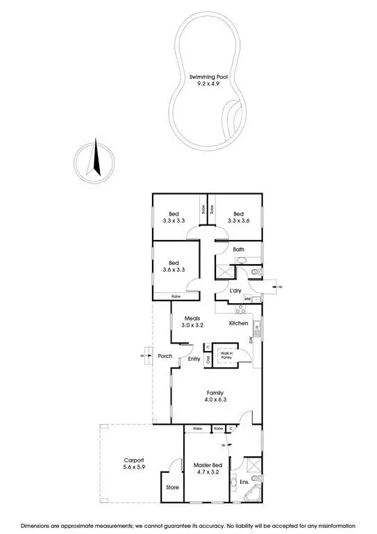 Floorplan of Homely house listing, 3 Attenborough Square, Wantirna VIC 3152