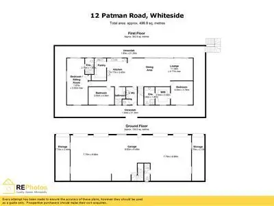 Floorplan of Homely house listing, 12 Patman Road, Whiteside QLD 4503