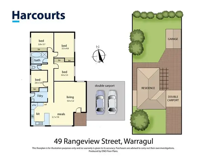 Floorplan of Homely house listing, 49 Rangeview Street, Warragul VIC 3820