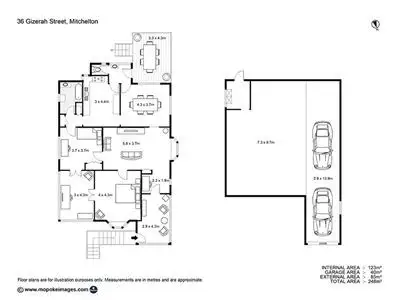 Floorplan of Homely house listing, 36 Gizerah Street, Mitchelton QLD 4053