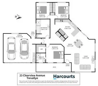 Floorplan of Homely house listing, 23 Clearview Avenue, Trevallyn TAS 7250