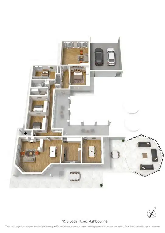 Floorplan of Homely rural property listing, 195 Lode Road, Ashbourne SA 5157
