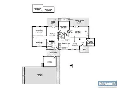Floorplan of Homely house listing, 8 Tiparra Street, Eden Hills SA 5050