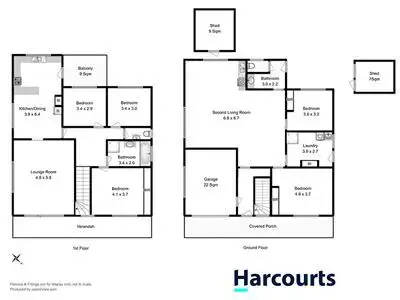 Floorplan of Homely house listing, 52 Twelfth Avenue, West Moonah TAS 7009