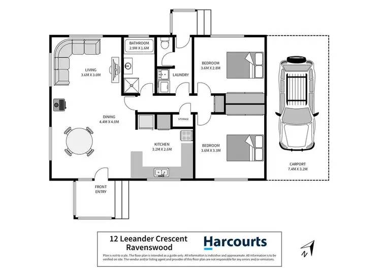 Floorplan of Homely house listing, 12 Leeander Crescent, Ravenswood TAS 7250