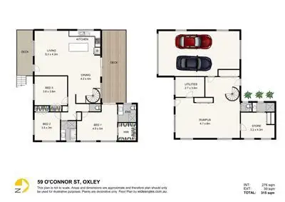 Floorplan of Homely house listing, 59 Oconnor Street, Oxley QLD 4075