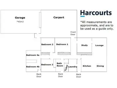 Floorplan of Homely house listing, 29 Perry Street, Wangaratta VIC 3677