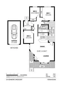 Floorplan of Homely house listing, 24 Ashmore Crescent, Kanahooka NSW 2530