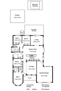 Floorplan of Homely house listing, 20 Petalnina Close, Somerville VIC 3912