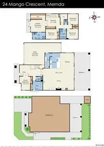 Floorplan of Homely house listing, 24 Mango Crescent, Mernda VIC 3754