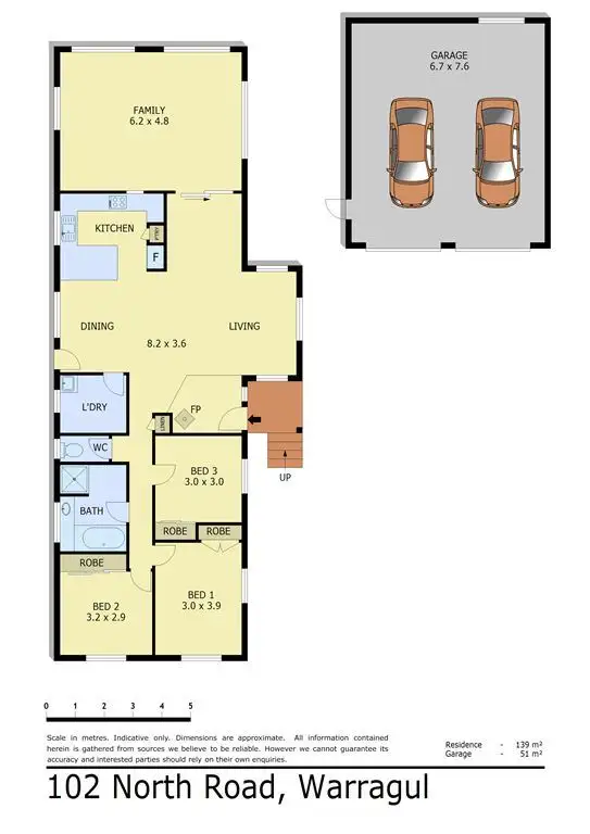 Floorplan of Homely house listing, 102 North Road, Warragul VIC 3820