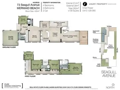 Floorplan of Homely house listing, 73 Seagull Avenue, Mermaid Beach QLD 4218