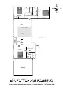 Floorplan of Homely house listing, 85a Potton Avenue, Rosebud VIC 3939