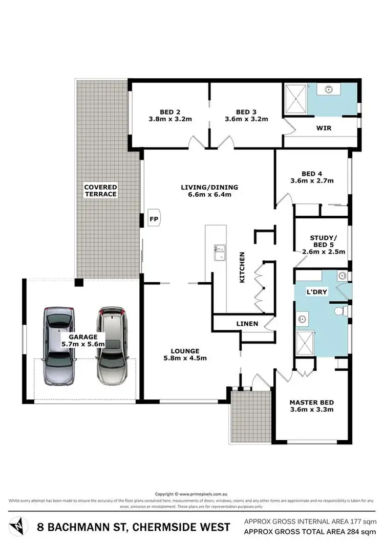 Floorplan of Homely house listing, 8 Bachmann Street, Chermside West QLD 4032