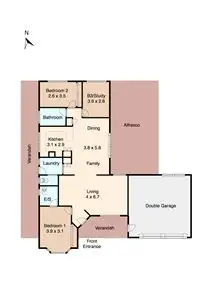 Floorplan of Homely house listing, 402 Yuille Street, Buninyong VIC 3357