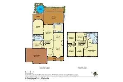 Floorplan of Homely house listing, 6 Erinleigh Court, Kellyville NSW 2155