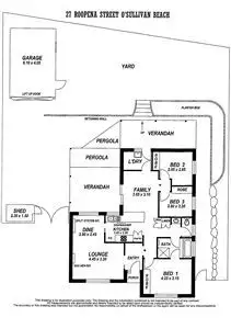 Floorplan of Homely house listing, 27 Roopena Street, O'sullivan Beach SA 5166