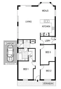 Floorplan of Homely villa listing, 2/216 Diment Road, Burton SA 5110