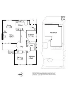 Floorplan of Homely house listing, 3A Martin Court, Forest Hill VIC 3131