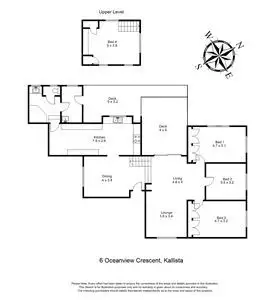 Floorplan of Homely house listing, 6 Ocean View Crescent, Kallista VIC 3791