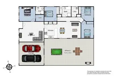 Floorplan of Homely house listing, 13 Taplan Crescent, Cranbourne West VIC 3977