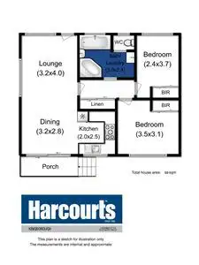 Floorplan of Homely unit listing, 395 Argyle Drive, Kingston TAS 7050
