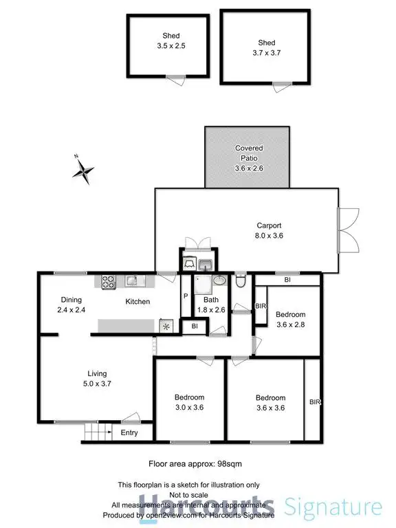 Floorplan of Homely house listing, 11 Linden Road, Risdon Vale TAS 7016